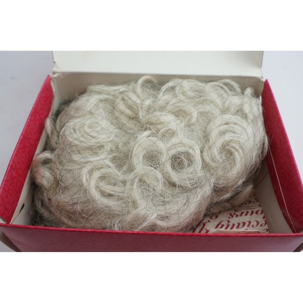 Paula Young Petite Amber Wig Petite White Short Curly Synthetic Excellent